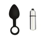 Plug Anal de Silicona con Bala Vibradora - Imagen 2