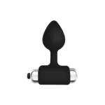 Plug Anal de Silicona con Bala Vibradora